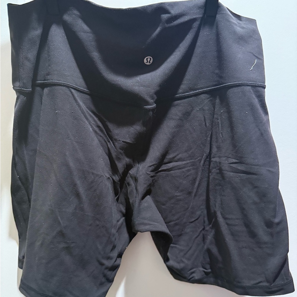 Lululemon Align High-Rise 6” Black Biker Shorts - Picture 2 of 4